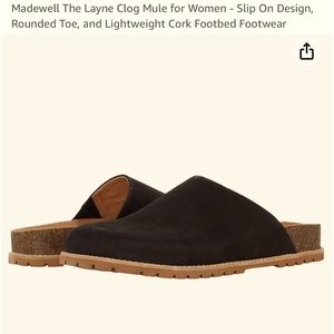 Madewell Layne Clog Mules. Like new, worn a few times.